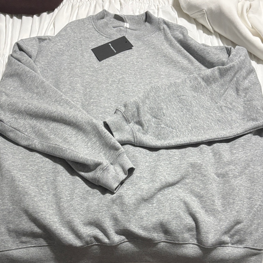 Fabletics Light Gray women’s Crewneck Sweater